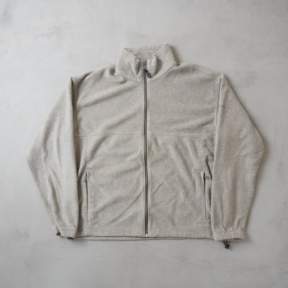 Columbia Sportswear Full Zip Fleece Jacket XL Mens Oatmeal Heather XM6184